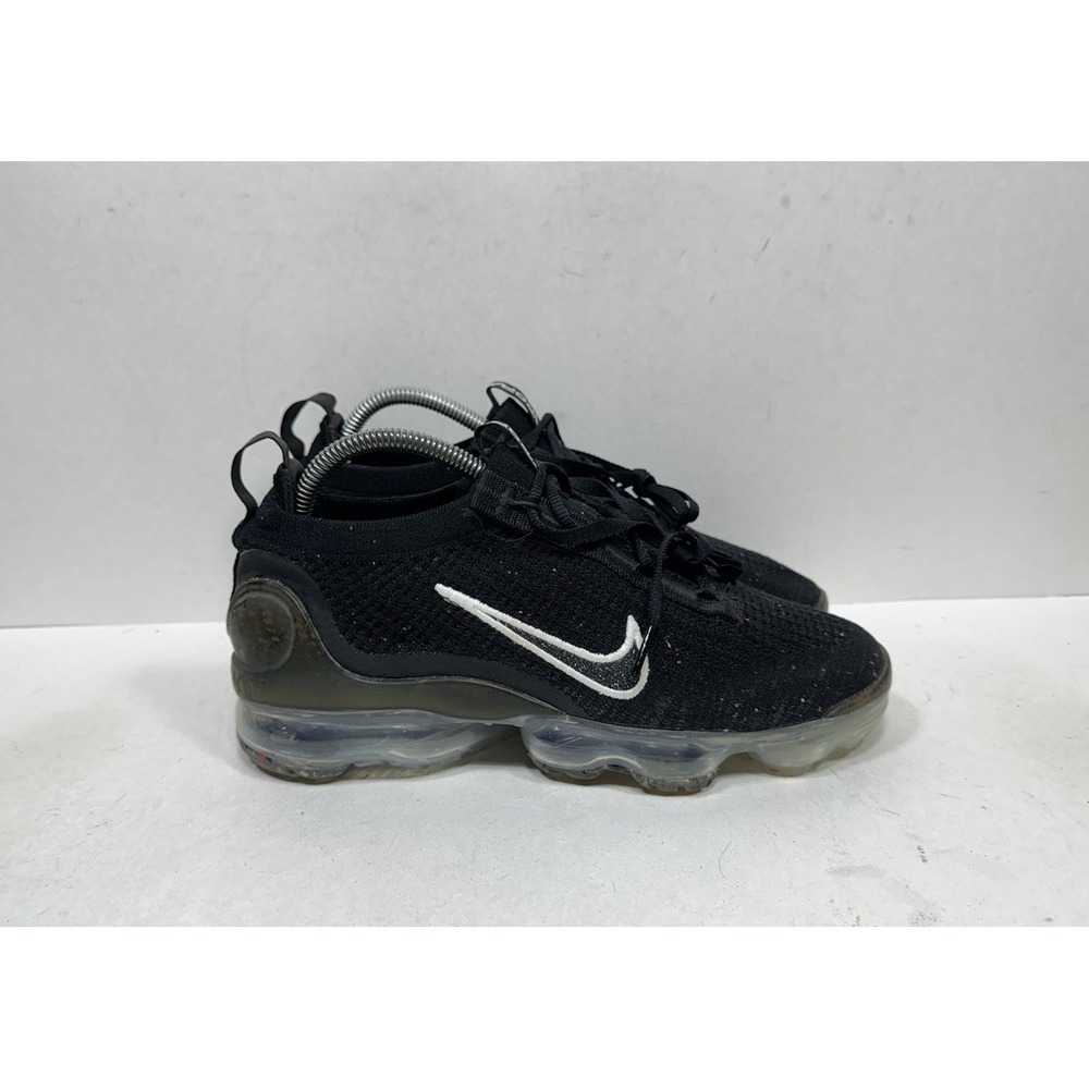 Nike Air Vapormax 2021 Flyknit Women's Size 8.5 Black DC4112-002 Shoes